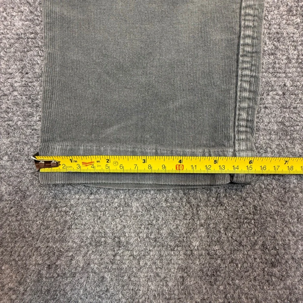 Vuori Mens Corduroy Pants Gray Elastic Waist Drawstring Size Medium